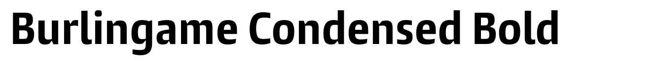 Burlingame Condensed Bold image